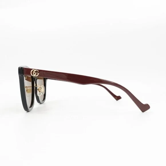 Gucci GG1000 Wayfarer Sunglasses Black Brown OS Gucci Sunglasses GG1331S 003 main image 4